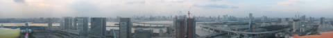 taken from the Ferris Wheel at Odaiba